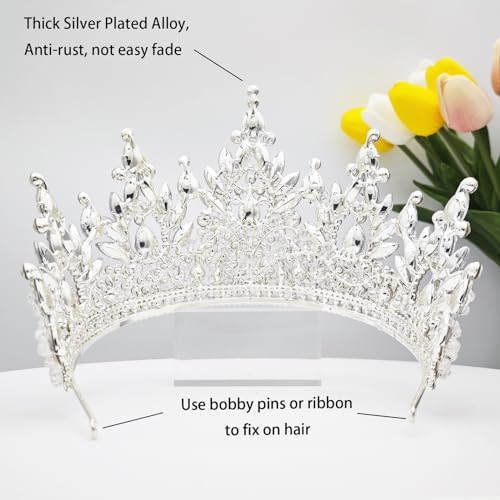 5" Tall Beauty Pageant Tiaras for Prom Queen