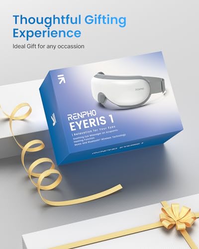 RENOHO Eyeris Eye Massager with Heat & Bluetooth Music