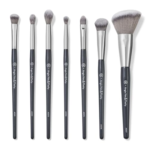 Angie Hot & Flashy 7pc Foundation Makeup Brush Set