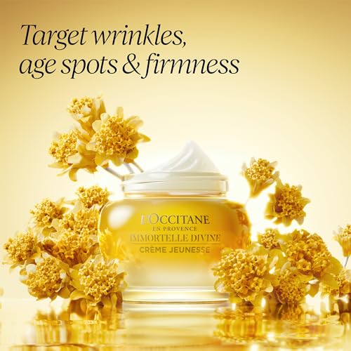 L’OCCITANE Immortelle Divine Firming Face Cream: Youthful Radiance, 1.7 Oz