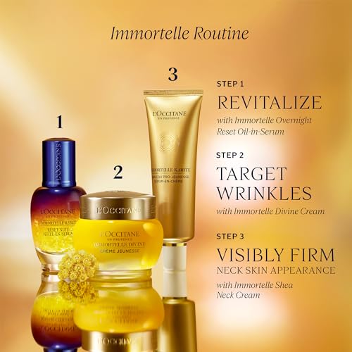 L’OCCITANE Immortelle Divine Firming Face Cream: Youthful Radiance, 1.7 Oz