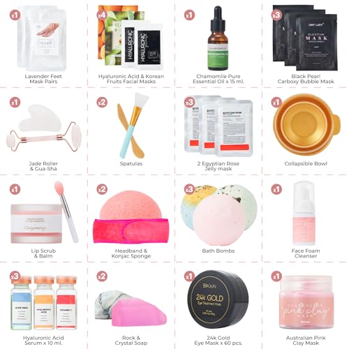 AVUX Beauty Care Bundle - 30 Piece Spa Set