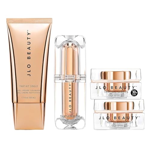 JLO Beauty Essentials Kit: Serum, Cleanser, Cream with SPF