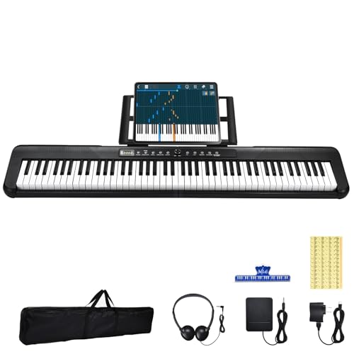 88 Key Digital Piano with Bluetooth and MIDI