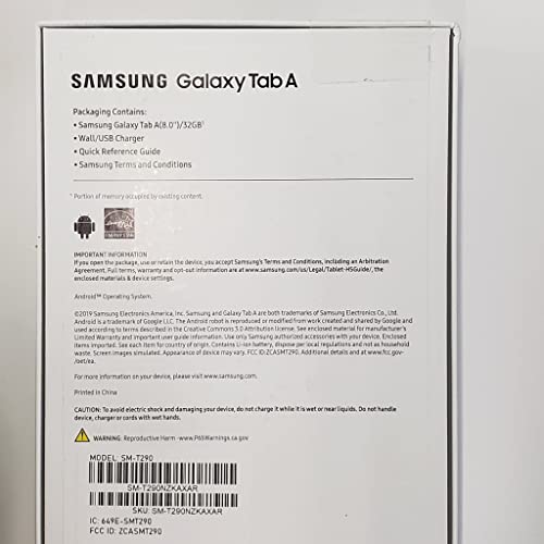Samsung Galaxy Tab A 8.0" VIP Bundle SM-T290