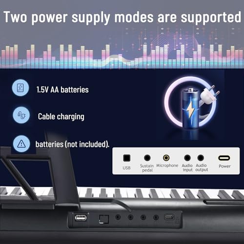 88 Key Digital Piano with Bluetooth and MIDI