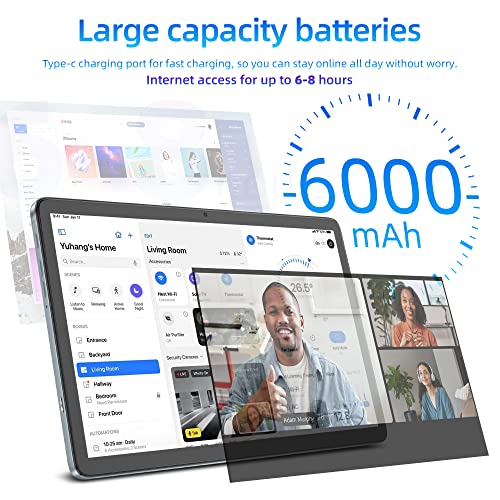 10" Tablet with Octa-Core Processor, Android 12, 128GB