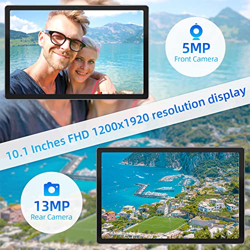 10" Tablet with Octa-Core Processor, Android 12, 128GB