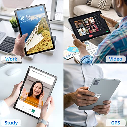 10" Tablet with Octa-Core Processor, Android 12, 128GB