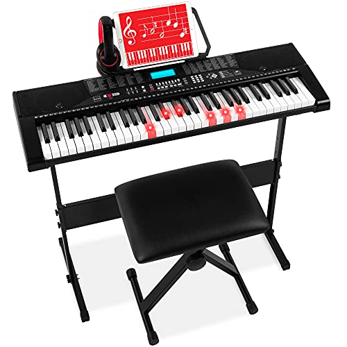 61-Key Beginners Electronic Keyboard Piano Set - VIP Package