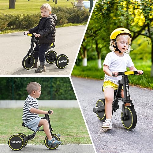 SLIDBEAT Kids 3-in-1 Tricycle for 2-4 Years