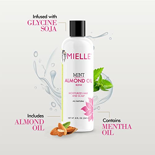 Mielle Organics Mint Almond Hair Oil, 8oz
