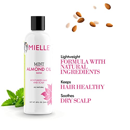 Mielle Organics Mint Almond Hair Oil, 8oz