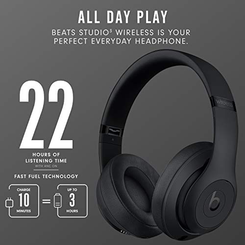 Beats Studio3 Wireless Over-Ear Headphones - Matte Black