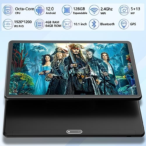 Android 12 Tablet 10.1" Octa-Core - Dual Camera