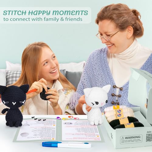 Crochetta Crochet Kit: DIY Magical Cats for Beginners