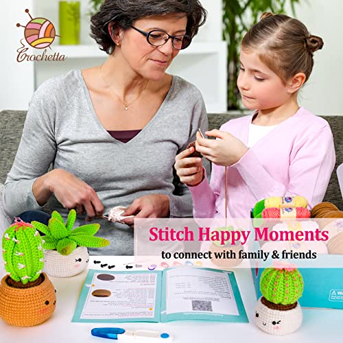 Crochetta Crochet Kit - Beginner's DIY Knitting Set
