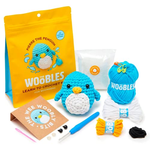 Woobles Crochet Kit with Easy Peasy Yarn - Pierre
