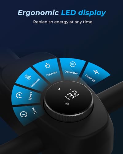 MERACH Exercise Bike with Exclusive App and LED Monitor