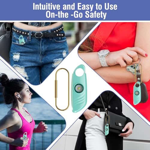 VIP Personal Safety Alarm - 2 Pack, 140db Siren