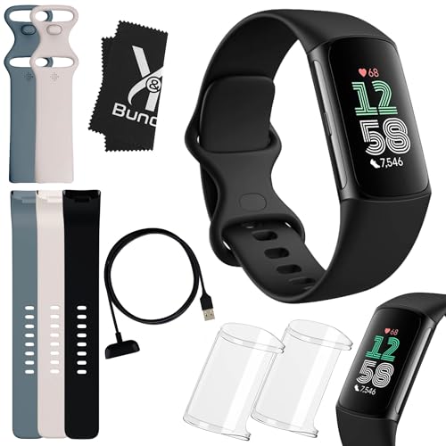 Fitbit Charge 6 Bundle with Accessories - Health Tracker