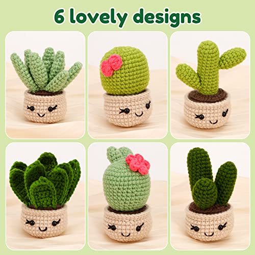 Karsspor Perfect Crochet Kit - 6 PCS Succulents