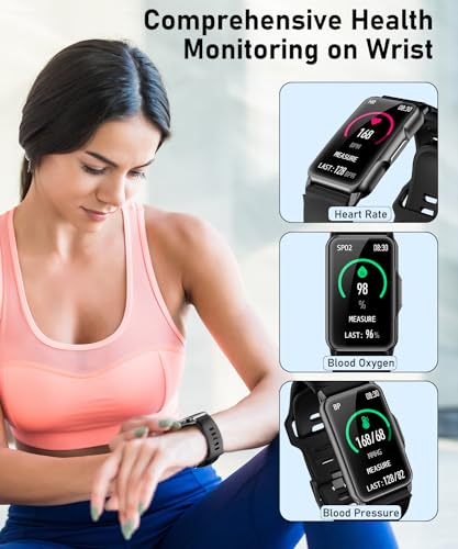 Fitness Tracker Smart Watch Heart Rate Blood Pressure Sleep Monitor IP68 Waterproof