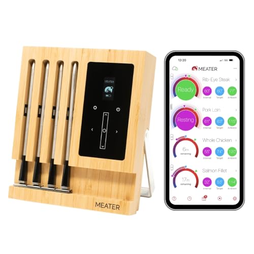 Premium WiFi Smart Meat Thermometer - 4 Probes