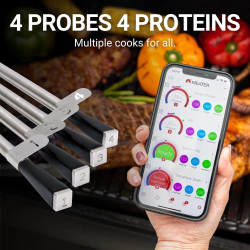 Premium WiFi Smart Meat Thermometer - 4 Probes
