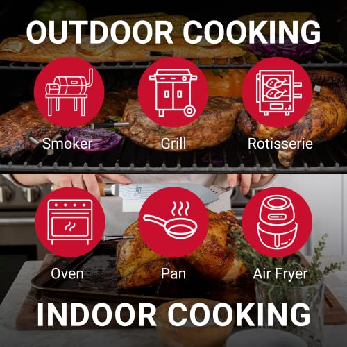 Premium WiFi Smart Meat Thermometer - 4 Probes