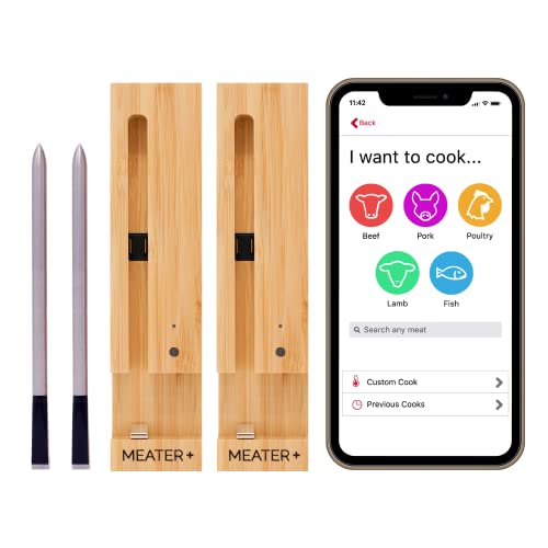MEATER Plus: Wireless Smart Meat Thermometer Bundle