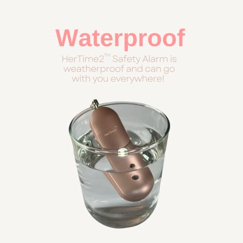 HerTime2® Women's Self Defense Keychain - Rose Gold