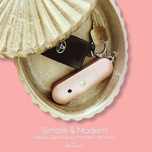 HerTime2® Women's Self Defense Keychain - Rose Gold