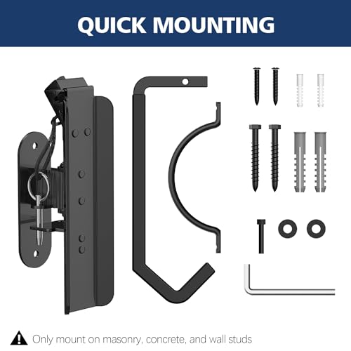 Kesito Swivel Bike Wall Mount, Vertical Bicycle Rack