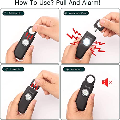 Thopeb® Birdie: Women's Safety Alarm - 130dB Siren