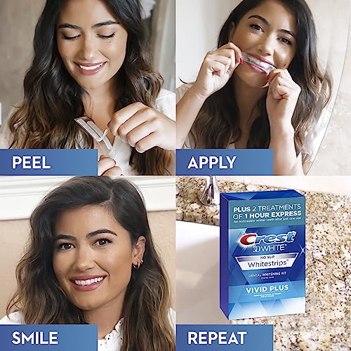 Crest 3D Whitestrips, Vivid Plus, 24 Strips