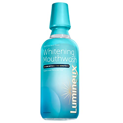 Lumineux Teeth Whitening Mouthwash 16 Oz. - Enamel Safe - Sensitivity-Free Whitening