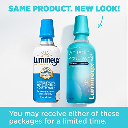 Lumineux Teeth Whitening Mouthwash 16 Oz. - Enamel Safe - Sensitivity-Free Whitening