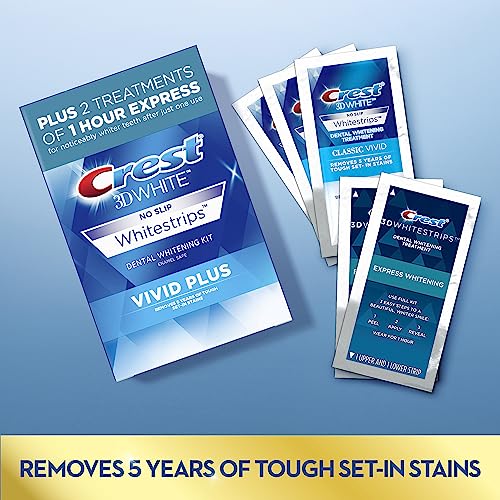 Crest 3D Whitestrips, Vivid Plus, 24 Strips