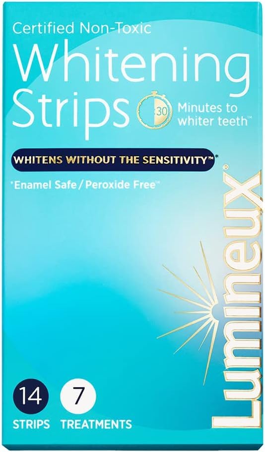 Lumineux Teeth Whitening Strips - Enamel Safe, Sensitivity-Free