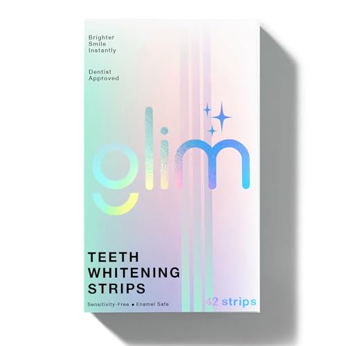 Glim Professional Teeth Whitening Strips - Vegan, Cruelty-Free
