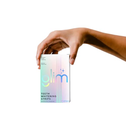 Glim Professional Teeth Whitening Strips - Vegan, Cruelty-Free