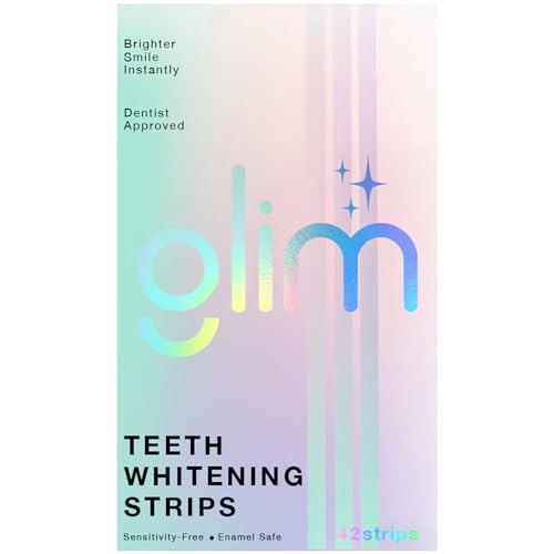 Glim Professional Teeth Whitening Strips - Vegan, Cruelty-Free