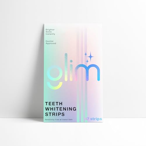 Glim Professional Teeth Whitening Strips - Vegan, Cruelty-Free