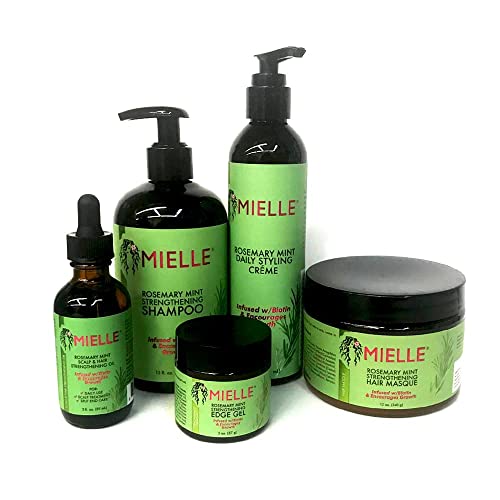 Rosemary Mint Hair Care Set for Stronger, Healthier Hair - 5 PCS
