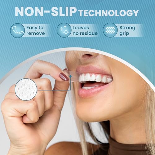 Sensitive Teeth Whitening Strips - Non-Slip, Fast Results
