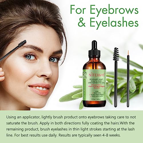 Organic Rosemary Hair Growth Oil - Strengthening & Revitalizing