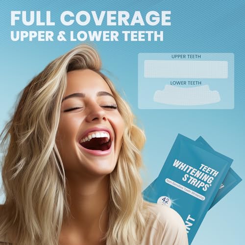 Sensitive Teeth Whitening Strips - Non-Slip, Fast Results