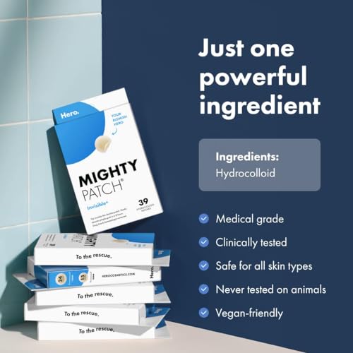 Invisible Hydrocolloid Acne Pimple Patches - Mighty Patch™