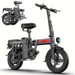 Electric Bike Adults 750W 48V 20AH Brushess Motor 16''E Bike 28Mph Folding Ebike